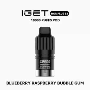 IGET Bar Plus S3 Pod – Blueberry Raspberry Bubble Gum